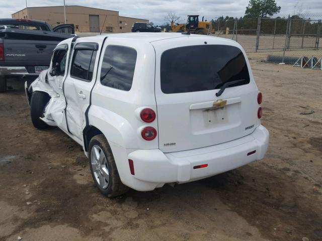 3GNCA23B19S567818 - 2009 CHEVROLET HHR LT WHITE photo 3