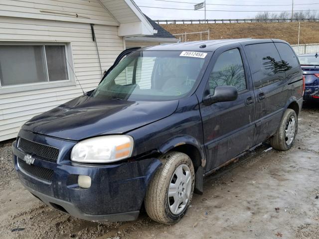 1GNDU23147D121680 - 2007 CHEVROLET UPLANDER L BLUE photo 2