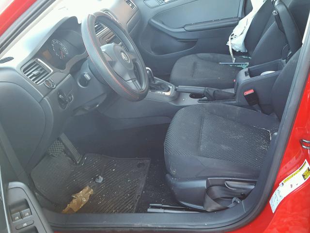 3VW2K7AJ7EM415076 - 2014 VOLKSWAGEN JETTA BASE 红色 照片 5