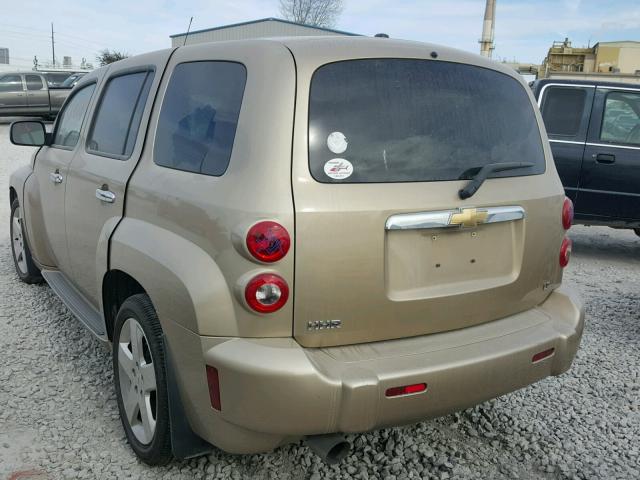 3GNDA33P17S537642 - 2007 CHEVROLET HHR LT GOLD photo 3