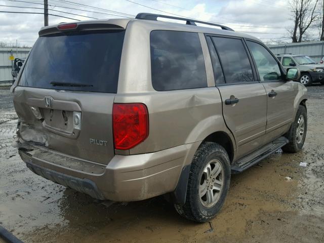 2HKYF18413H580073 - 2003 HONDA PILOT EX TAN photo 4