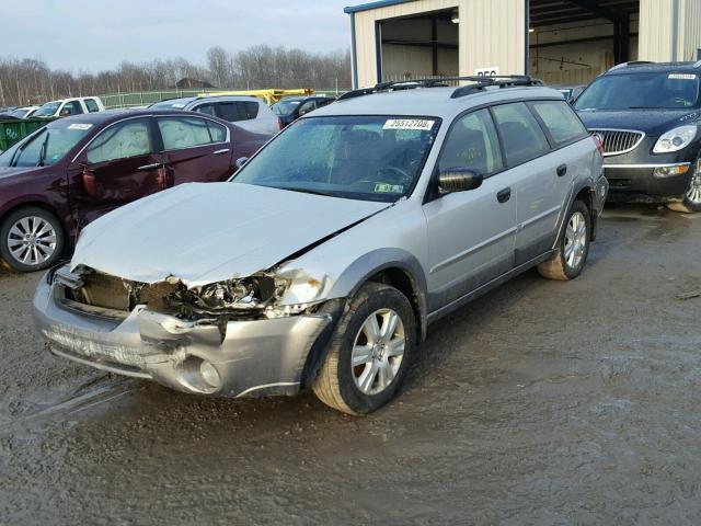 4S4BP61C157324875 - 2005 SUBARU LEGACY OUT SILVER photo 2