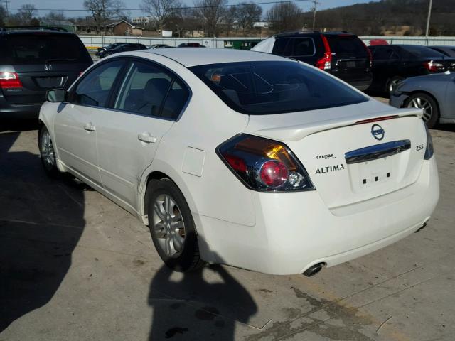 1N4AL2APXCN569812 - 2012 NISSAN ALTIMA BAS WHITE photo 3