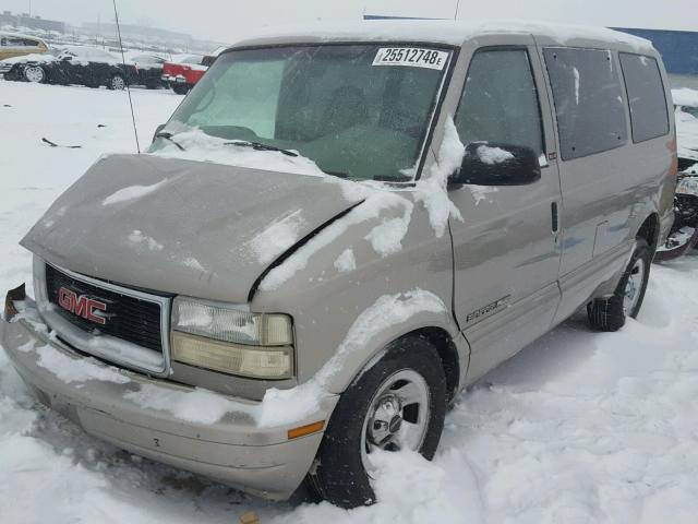 1GKEL19X12B505916 - 2002 GMC SAFARI XT SILVER photo 2