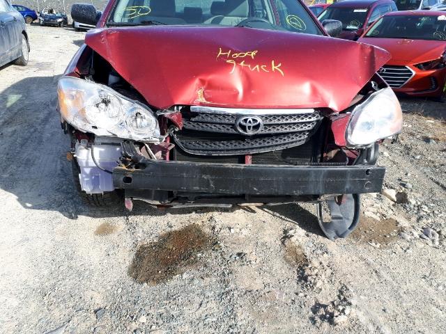 2T1BR32E78C909945 - 2008 TOYOTA COROLLA CE RED photo 9