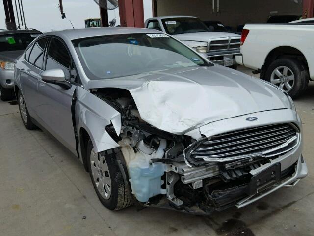 3FA6P0G77ER329154 - 2014 FORD FUSION S SILVER photo 1