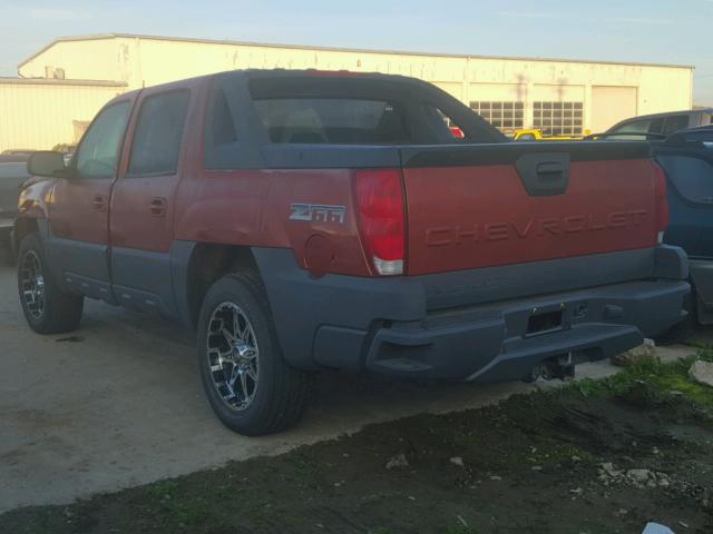 3GNEC13T73G142720 - 2003 CHEVROLET AVALANCHE ORANGE photo 3