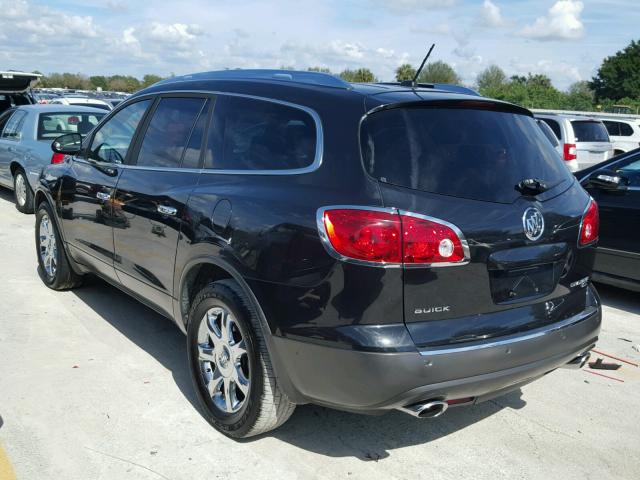 5GAER23D19J123062 - 2009 BUICK ENCLAVE CX BLACK photo 3