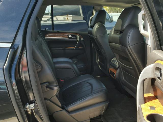 5GAER23D19J123062 - 2009 BUICK ENCLAVE CX BLACK photo 6