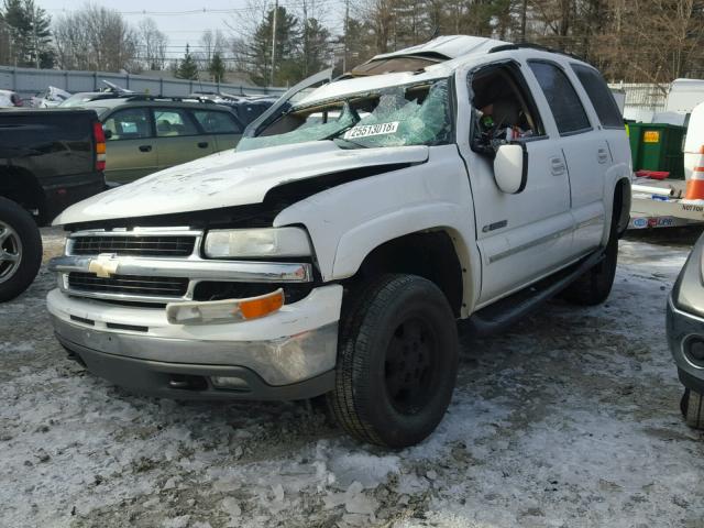 1GNEK13T73J205316 - 2003 CHEVROLET TAHOE K150 WHITE photo 2