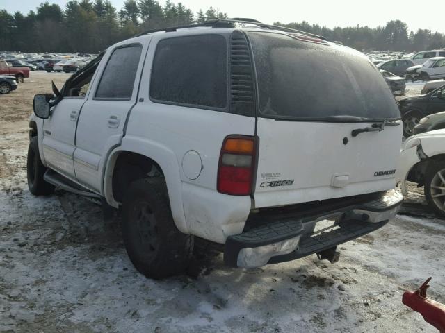 1GNEK13T73J205316 - 2003 CHEVROLET TAHOE K150 WHITE photo 3