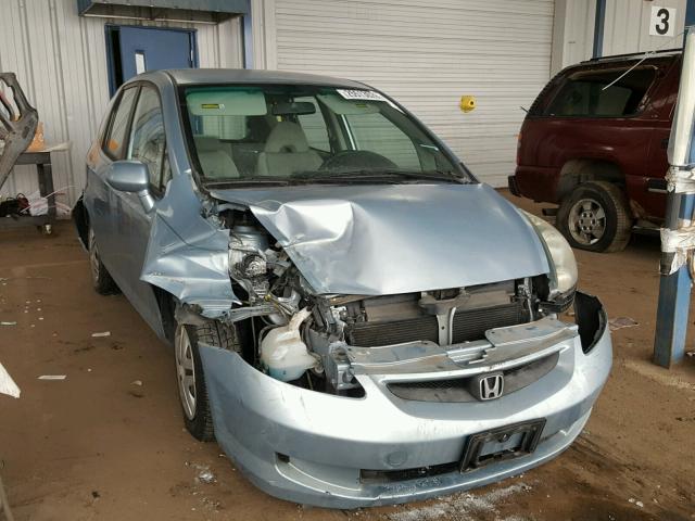 JHMGD38427S051878 - 2007 HONDA FIT BLUE photo 1