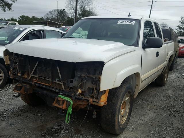 1GCEK19T36Z190139 - 2006 CHEVROLET SILVERADO WHITE photo 2