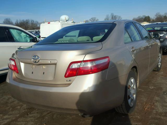 4T1BE46K39U343221 - 2009 TOYOTA CAMRY BASE BEIGE photo 4