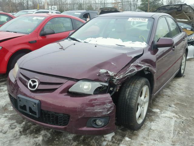 1YVHP80D765M02281 - 2006 MAZDA 6 S PURPLE photo 2