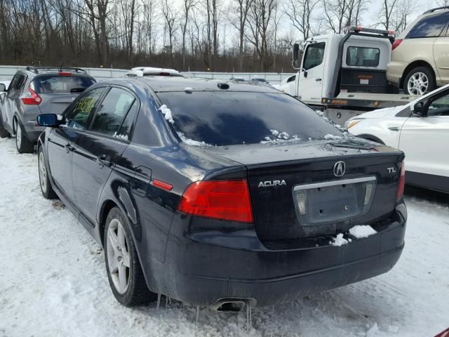 19UUA66244A056776 - 2004 ACURA TL BLACK photo 3