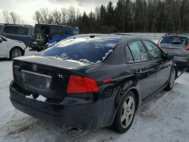 19UUA66244A056776 - 2004 ACURA TL BLACK photo 4