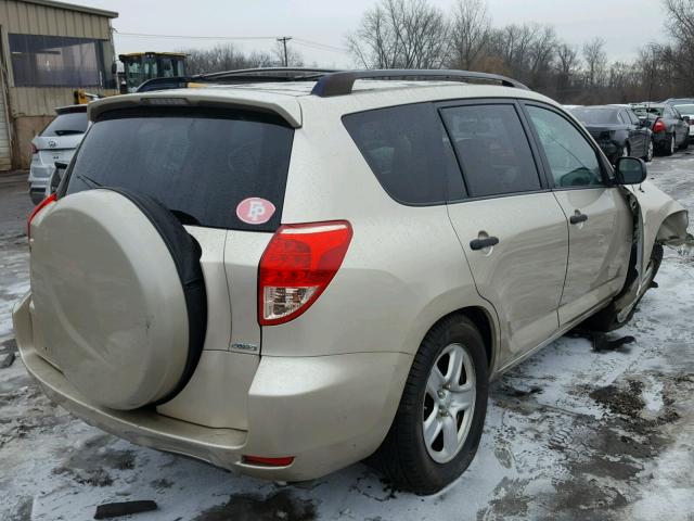 JTMBD33V186072095 - 2008 TOYOTA RAV4 GOLD photo 4