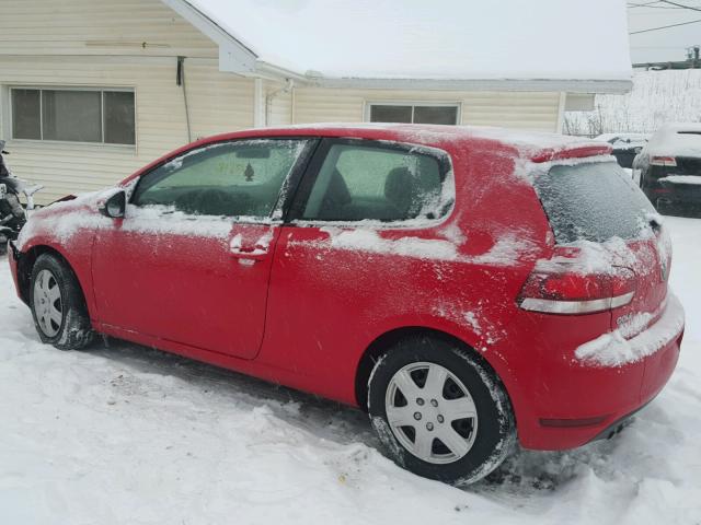 WVWAB7AJXCW152173 - 2012 VOLKSWAGEN GOLF 红色 照片 3