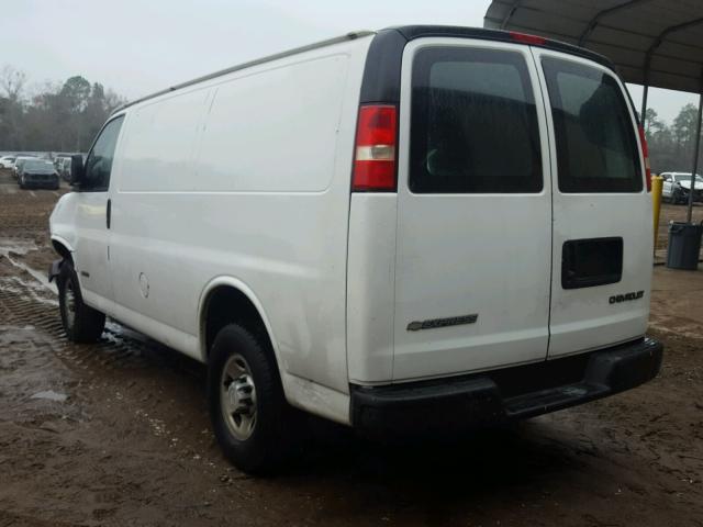 1GCGG25V161116255 - 2006 CHEVROLET EXPRESS G2 WHITE photo 3