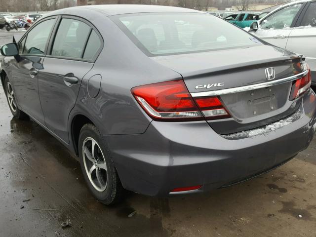 19XFB2F73FE216879 - 2015 HONDA CIVIC SE GRAY photo 3