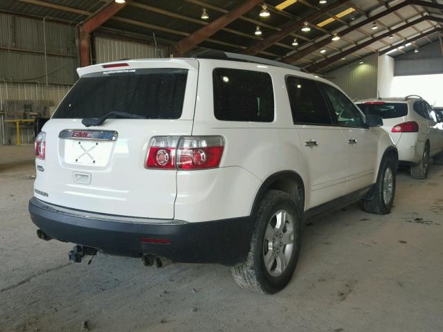 1GKKRNED8CJ140257 - 2012 GMC ACADIA SLE WHITE photo 4