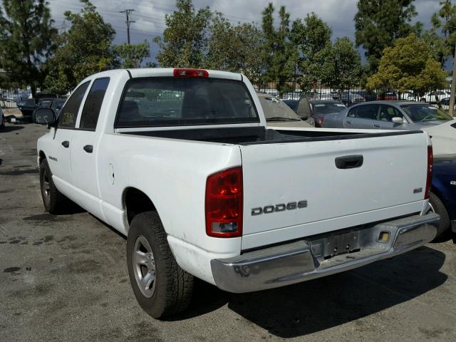 1D7HA18N23S329853 - 2003 DODGE RAM 1500 S WHITE photo 3