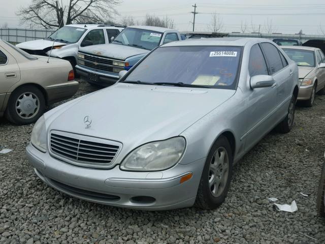 WDBNG75J52A249384 - 2002 MERCEDES-BENZ S 500 SILVER photo 2