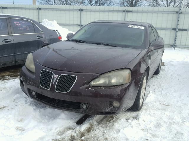 2G2WC55C561136529 - 2006 PONTIAC GRAND PRIX PURPLE photo 2