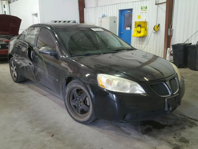 1G2ZG58N974105675 - 2007 PONTIAC G6 BASE BLACK photo 1