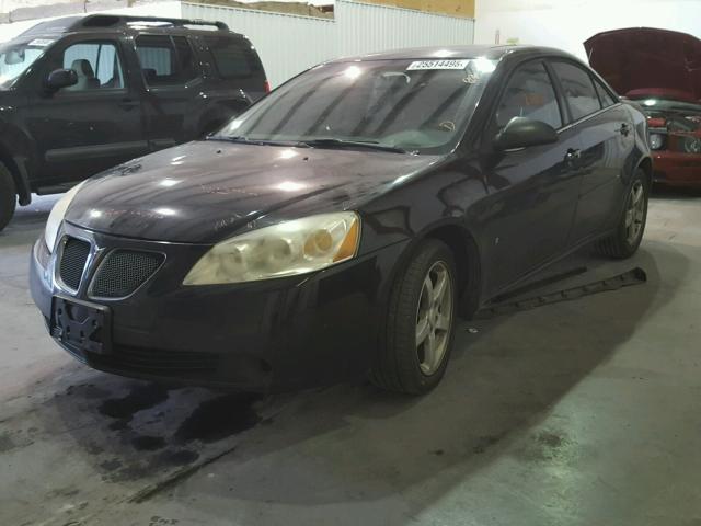 1G2ZG58N974105675 - 2007 PONTIAC G6 BASE BLACK photo 2