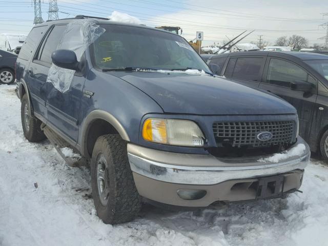 1FMPU18L2YLA16844 - 2000 FORD EXPEDITION BLUE photo 1