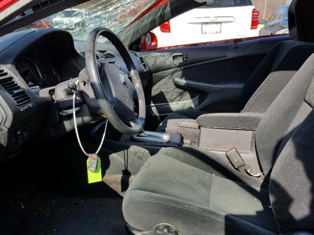 1HGEM22903L073018 - 2003 HONDA CIVIC EX წითელი ფოტო 5