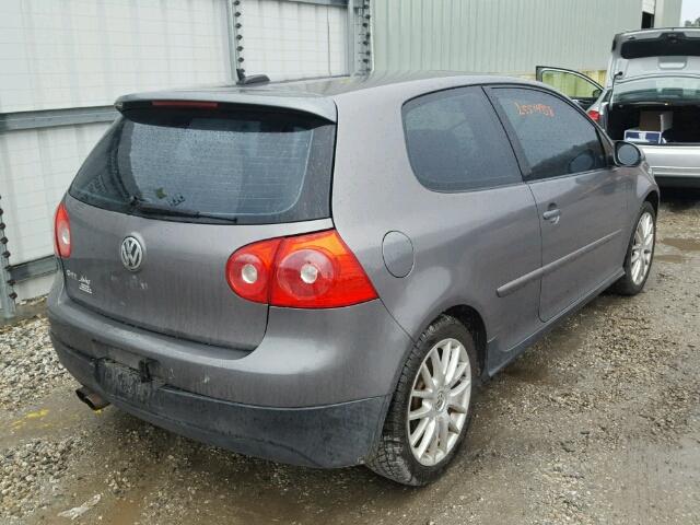 WVWEV71K66W132816 - 2006 VOLKSWAGEN NEW GTI GRAY photo 4