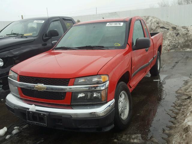 1GCCS196268267137 - 2006 CHEVROLET COLORADO RED photo 2