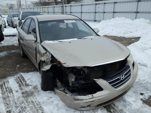 5NPET46C89H435547 - 2009 HYUNDAI SONATA GLS BEIGE photo 1