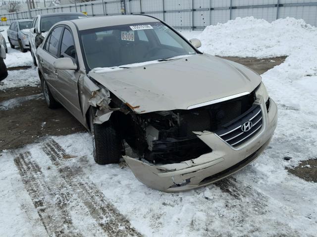 5NPET46C89H435547 - 2009 HYUNDAI SONATA GLS BEIGE photo 9