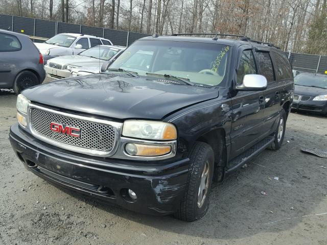 1GKFK66U44J265770 - 2004 GMC YUKON XL D BLACK photo 2