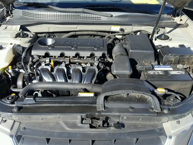 5NPET46C89H441705 - 2009 HYUNDAI SONATA GLS GOLD photo 7