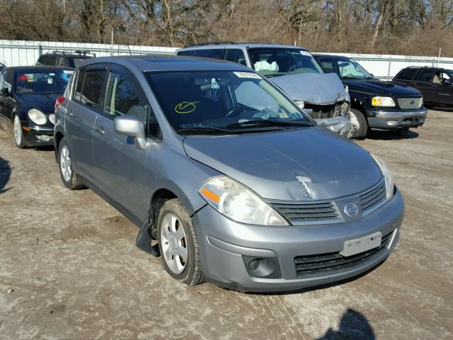 3N1BC13E87L377088 - 2007 NISSAN VERSA S GRAY photo 1