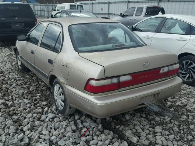 1NXBA02E0VZ519611 - 1997 TOYOTA COROLLA BA BEIGE photo 3