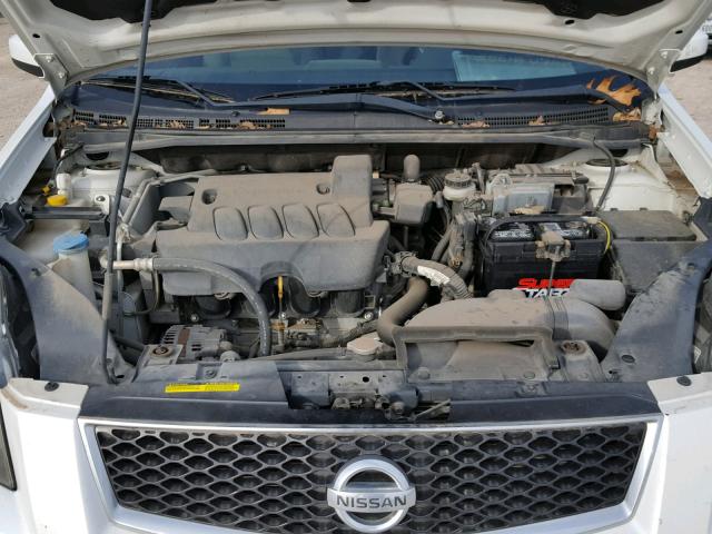 3N1AB6AP7AL691032 - 2010 NISSAN SENTRA 2.0 WHITE photo 7