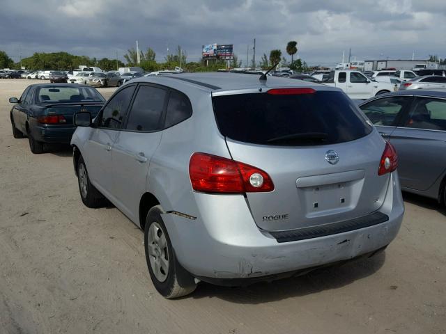 JN8AS58T68W023600 - 2008 NISSAN ROGUE S SILVER photo 3