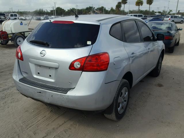 JN8AS58T68W023600 - 2008 NISSAN ROGUE S SILVER photo 4