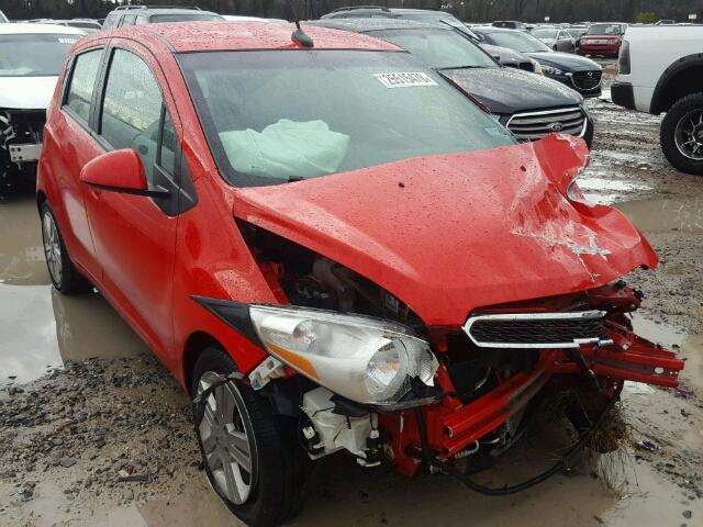 KL8CA6S91EC485336 - 2014 CHEVROLET SPARK LS RED photo 1