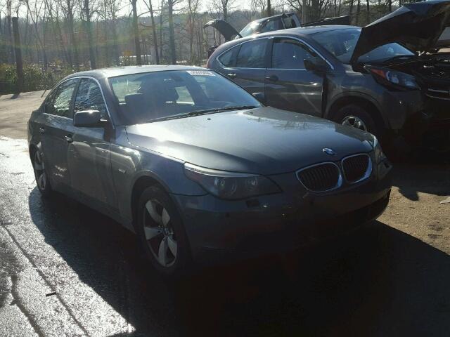 WBANE53507CW66843 - 2007 BMW 525 I GRAY photo 1