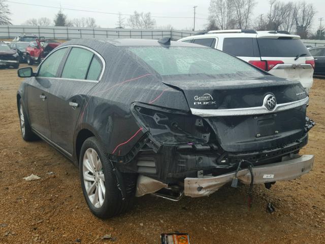 1G4GD5G34FF296299 - 2015 BUICK LACROSSE P BLACK photo 3