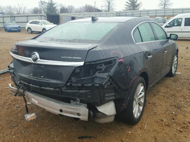 1G4GD5G34FF296299 - 2015 BUICK LACROSSE P BLACK photo 4