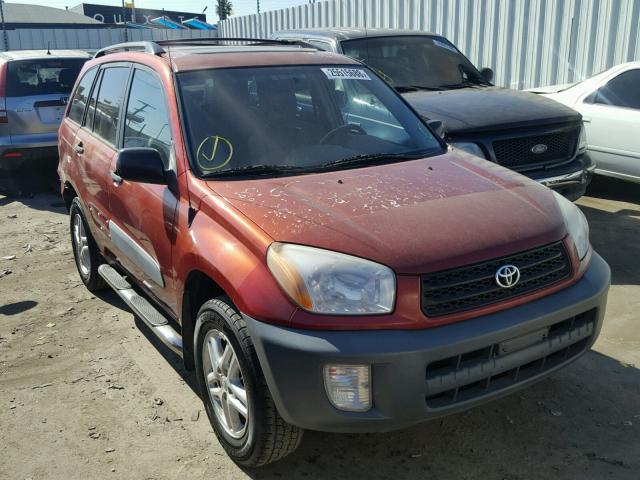 JTEHH20V810075559 - 2001 TOYOTA RAV4 RED photo 1