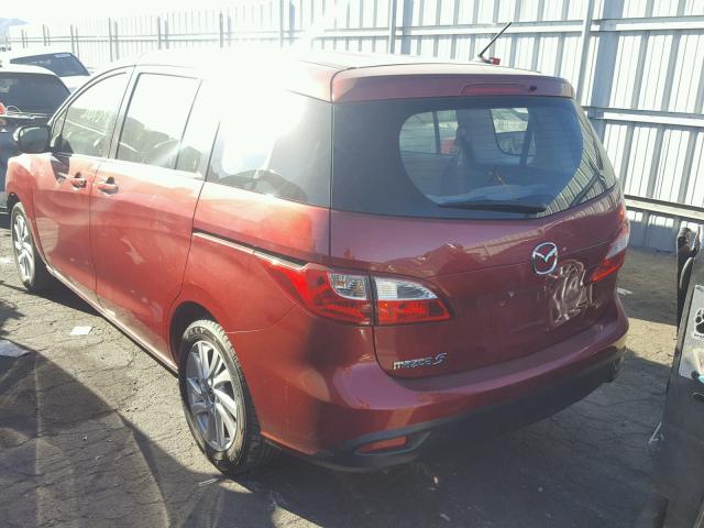 JM1CW2BL5F0190059 - 2015 MAZDA 5 SPORT RED photo 3